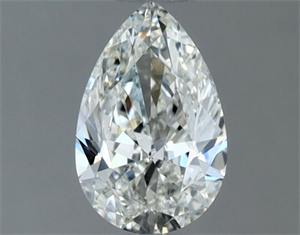 Picture of Natural Diamond 0.60 Carats, Pear with  Cut, H Color, VS1 Clarity and Certified by GIA