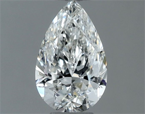 Picture of Natural Diamond 0.50 Carats, Pear with  Cut, H Color, VS1 Clarity and Certified by GIA