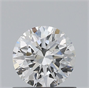 Natural Diamond 0.70 Carats, Round with Excellent Cut, F Color, VVS2 Clarity and Certified by GIA
