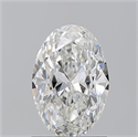 Natural Diamond 1.21 Carats, Oval with  Cut, G Color, SI1 Clarity and Certified by GIA
