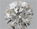 Natural Diamond 1.02 Carats, Round with Excellent Cut, I Color, SI2 Clarity and Certified by GIA
