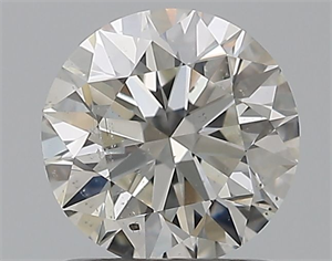 Picture of Natural Diamond 1.02 Carats, Round with Excellent Cut, I Color, SI2 Clarity and Certified by GIA