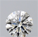 Natural Diamond 0.45 Carats, Round with Excellent Cut, J Color, VS1 Clarity and Certified by GIA
