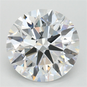 Picture of Lab Grown Diamond 4.16 Carats, Round with Ideal Cut, D Color, VVS1 Clarity and Certified by IGI