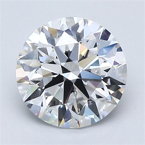 Foto Diamante Natural 1.75 quilates, Redondo , Color D, claridad VVS1 y certificado GIA de