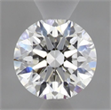 Lab Grown Diamond 0.88 Carats, Round with Excellent Cut, E Color, VVS2 Clarity and Certified by IGI