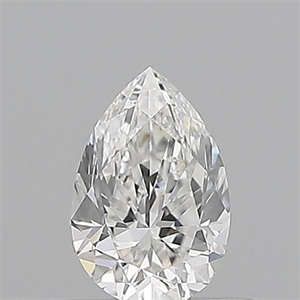 Picture of Natural Diamond 0.50 Carats, Pear with  Cut, E Color, VVS2 Clarity and Certified by GIA