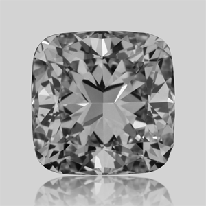 Foto Diamante Natural 0.42 quilates, Del cojín , Color F, claridad VVS1 y certificado GIA de