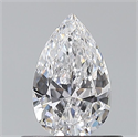 Diamante Natural 0.50 quilates, De pera , Color D, claridad VS1 y certificado GIA
