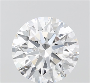 Picture of Lab Grown Diamond 2.10 Carats, Round with Ideal Cut, D Color, VVS1 Clarity and Certified by IGI