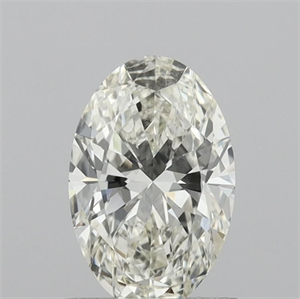 Picture of Natural Diamond 1.02 Carats, Oval with  Cut, I Color, VVS2 Clarity and Certified by IGI