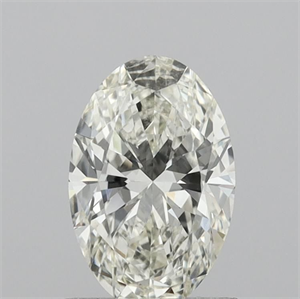 Picture of Natural Diamond 1.02 Carats, Oval with  Cut, I Color, VVS2 Clarity and Certified by IGI