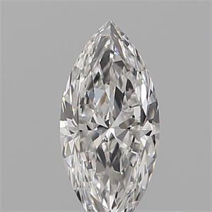 Foto Diamante Natural 0.10 quilates, marqués , Color D, claridad VS2 y certificado IGI de