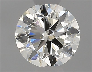 Picture of Natural Diamond 0.40 Carats, Round with Very Good Cut, I Color, SI1 Clarity and Certified by IGI