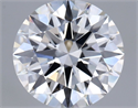 Lab Grown Diamond 2.05 Carats, Round with Ideal Cut, G Color, VVS1 Clarity and Certified by IGI