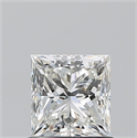 Natural Diamond 1.01 Carats, Princess with  Cut, I Color, SI1 Clarity and Certified by GIA