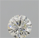 Natural Diamond 0.96 Carats, Round with Excellent Cut, K Color, SI1 Clarity and Certified by GIA