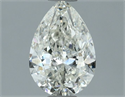 Natural Diamond 0.80 Carats, Pear with  Cut, H Color, SI1 Clarity and Certified by IGI
