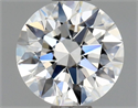 Diamante Natural 0.53 quilates, Redondo , Color E, claridad VS2 y certificado GIA