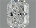 Natural Diamond 0.60 Carats, Radiant with  Cut, D Color, SI2 Clarity and Certified by HRD