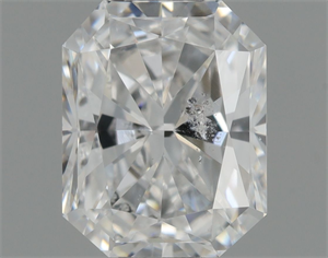Picture of Natural Diamond 0.60 Carats, Radiant with  Cut, D Color, SI2 Clarity and Certified by HRD