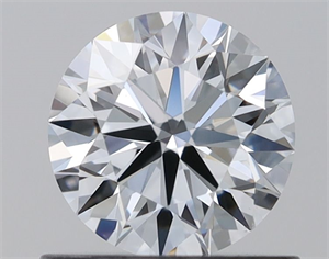 Picture of Lab Grown Diamond 0.71 Carats, Round with Ideal Cut, H Color, VVS2 Clarity and Certified by IGI