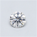 Diamante Natural 0.41 quilates, Redondo , Color F, claridad SI2 y certificado GIA