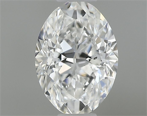 Picture of Natural Diamond 0.40 Carats, Oval with  Cut, E Color, SI1 Clarity and Certified by GIA