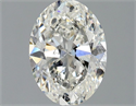 Diamante Natural 1.20 quilates, Ovalado , Color H, claridad SI2 y certificado HRD