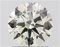 Natural Diamond 1.21 Carats, Round with Excellent Cut, J Color, VS2 Clarity and Certified by IGI