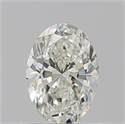 Diamante Natural 0.76 quilates, Ovalado , Color J, claridad VVS2 y certificado GIA