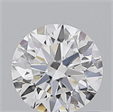 Natural Diamond 0.70 Carats, Round with Excellent Cut, E Color, VVS2 Clarity and Certified by GIA