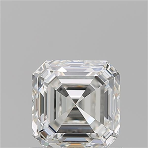 Foto Diamante Natural 1.07 quilates, Asscher , Color G, claridad VVS1 y certificado GIA de
