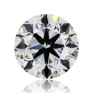 Picture of Natural Diamond 0.70 Carats, Round with Very Good Cut, H Color, SI1 Clarity and Certified by GIA