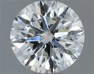 Picture of Natural Diamond 0.80 Carats, Round with Very Good Cut, F Color, SI1 Clarity and Certified by IGI