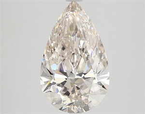 Picture of Natural Diamond 2.50 Carats, Pear with  Cut, J Color, VVS2 Clarity and Certified by GIA