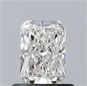 Natural Diamond 0.70 Carats, Radiant with  Cut, G Color, SI1 Clarity and Certified by GIA