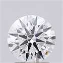 Lab Grown Diamond 1.50 Carats, Round with Ideal Cut, E Color, VVS1 Clarity and Certified by IGI