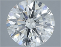 Natural Diamond 3.01 Carats, Round with Excellent Cut, I Color, SI2 Clarity and Certified by IGI
