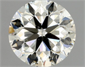 Diamante Natural 0.90 quilates, Redondo , Color L, claridad SI2 y certificado GIA