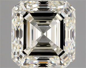 Picture of Natural Diamond 3.01 Carats, Asscher with  Cut, K Color, VVS2 Clarity and Certified by GIA