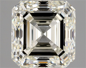Picture of Natural Diamond 3.01 Carats, Asscher with  Cut, K Color, VVS2 Clarity and Certified by GIA