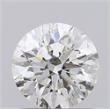 Natural Diamond 1.00 Carats, Round with Excellent Cut, J Color, I1 Clarity and Certified by GIA