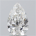 Natural Diamond 1.20 Carats, Pear with  Cut, G Color, VVS2 Clarity and Certified by GIA