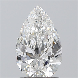 Picture of Natural Diamond 1.20 Carats, Pear with  Cut, G Color, VVS2 Clarity and Certified by GIA