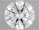 Lab Grown Diamond 4.01 Carats, Round with Ideal Cut, E Color, VVS1 Clarity and Certified by IGI