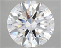 Lab Grown Diamond 4.01 Carats, Round with Ideal Cut, E Color, VVS1 Clarity and Certified by IGI