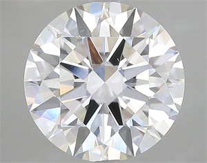 Picture of Lab Grown Diamond 4.01 Carats, Round with Ideal Cut, E Color, VVS1 Clarity and Certified by IGI