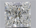 Natural Diamond 1.79 Carats, Princess with  Cut, H Color, VS2 Clarity and Certified by GIA