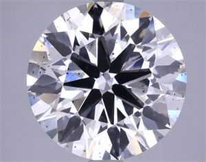 Picture of Lab Grown Diamond 4.50 Carats, Round with Ideal Cut, G Color, SI1 Clarity and Certified by IGI
